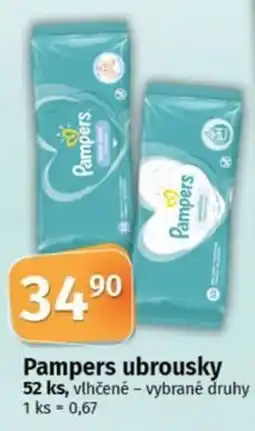 COOP TIP Pampers ubrousky nabídka