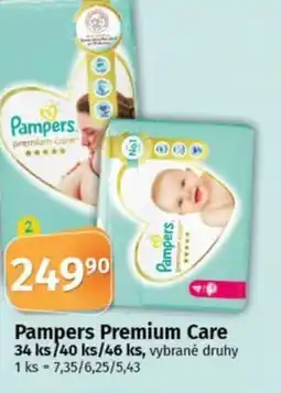 COOP TIP Pampers Premium Care nabídka