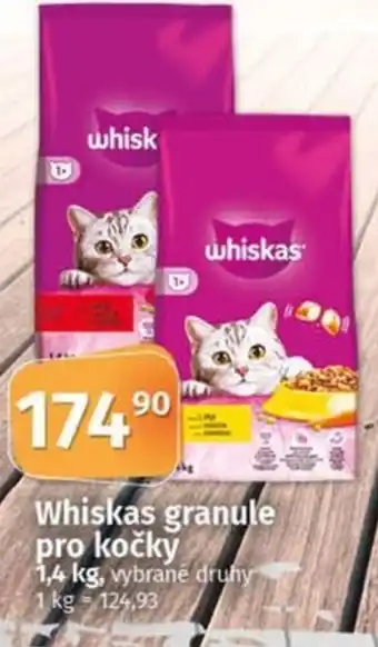 COOP TIP Whiskas granule pro kočky nabídka