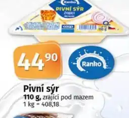 COOP TIP Pivní sýr nabídka