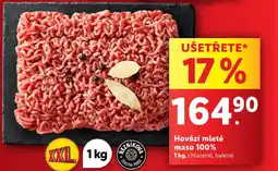 Lidl Hovězí mleté maso 100% nabídka