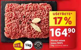 Lidl Hovězí mleté maso 100% nabídka