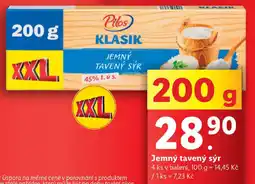 Lidl Jemný tavený sýr nabídka