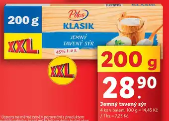 Lidl Jemný tavený sýr nabídka