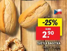 Lidl Světlá bagetka nabídka