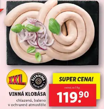 Lidl Vinná klobása nabídka