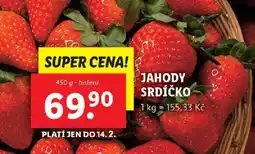 Lidl Jahody srdíčko nabídka