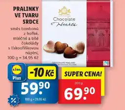 Lidl Pralinky ve tvaru srdce nabídka