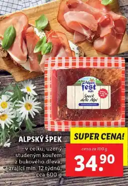 Lidl Alpský špek nabídka
