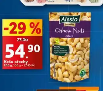 Lidl Kešu ořechy nabídka