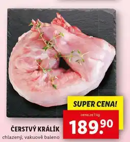 Lidl Čerstvý králík nabídka