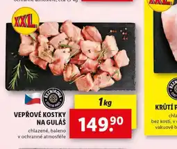 Lidl Vepřové kostky na guláš nabídka