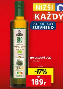 Lidl Bio olivový olej nabídka