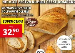 Lidl Rozmarýnový chléb s olivovým olejem nabídka