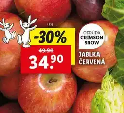 Lidl Jablka červená nabídka