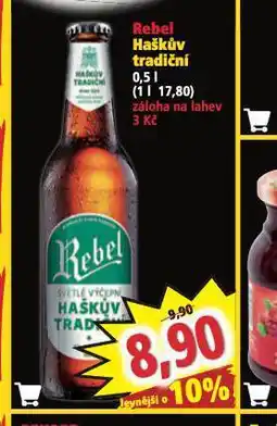 Norma Pivo rebel haškův tradiční nabídka