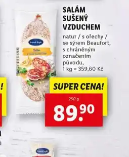 Lidl Salám sušený vzduchem nabídka