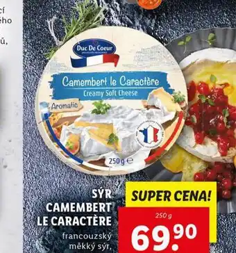 Lidl Sýr camembert le caractere nabídka