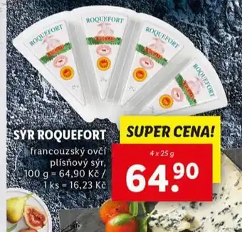 Lidl Sýr roquefort nabídka