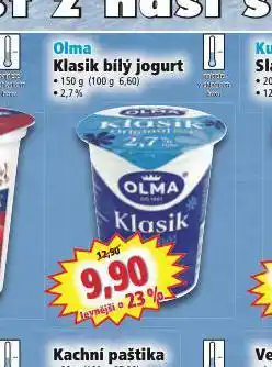 Norma Olma klasik jogurt nabídka