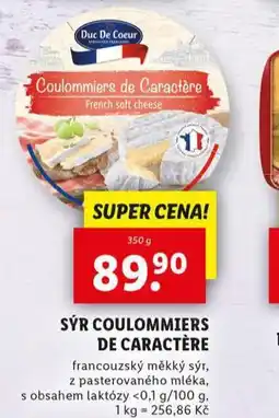 Lidl Sýr coulommiers de caractere nabídka