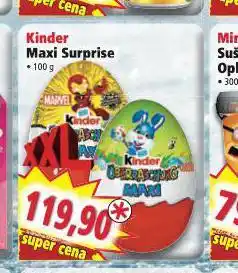 Norma Kinder maxi surprise nabídka