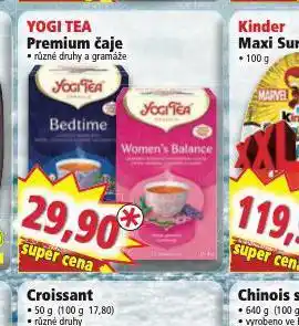 Norma Yogi tea premium čaje nabídka