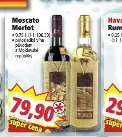 Norma Moscato merlot nabídka