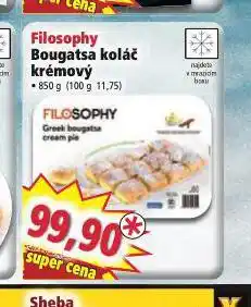 Norma Filosophy bougatsa koláč krémový nabídka