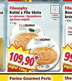 Norma Filosophy koláč z filo těsta nabídka