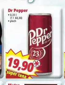 Norma Dr pepper nabídka