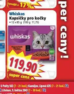 Norma Whiskas kapsičky pro kočky nabídka