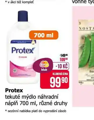 Teta Protex tekuté mýdlo náhradní náplň nabídka