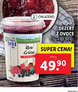 Lidl Dezert z ovoce nabídka