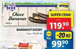 Lidl Banánový dezert nabídka