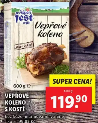 Lidl Vepřové koleno s kostí nabídka