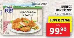 Lidl Kuřecí mini řízky nabídka