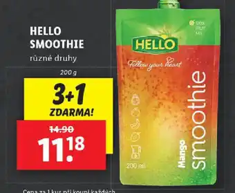 Lidl HELLO Smoothie nabídka