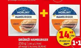 Penny Market MORLINY HAMBURGER classic, 250 g nabídka