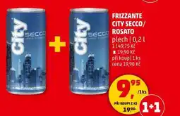 Penny Market FRIZZANTE CITY SECCO/ SECCO ROSATO plech, 0,2 l nabídka