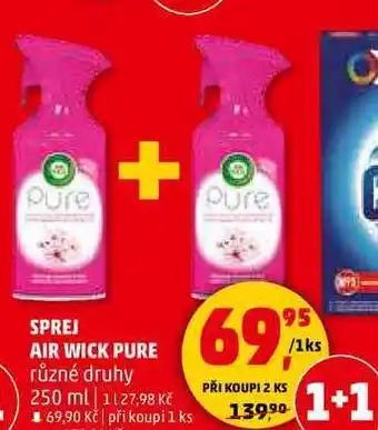 Penny Market SPREJ AIR WICK PURE různé druhy, 250 ml nabídka