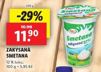 Lidl PILOS Zakysaná smetana nabídka