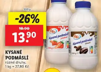 Lidl PILOS Kysané podmáslí nabídka