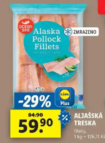 Lidl Aljašská treska nabídka