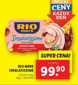 Lidl RIO MARE Insalatissime nabídka