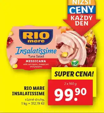 Lidl RIO MARE Insalatissime nabídka