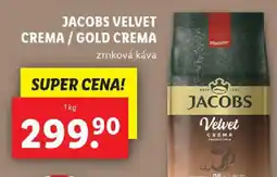 Lidl JACOBS Velvet Crema / gold crema nabídka