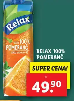 Lidl RELAX 100% pomeranč nabídka
