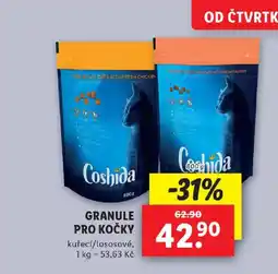 Lidl COSHIDA Granule pro kočky nabídka