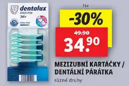 Lidl DENTALUX Mezizubní kartáčky / Dentální párátka nabídka